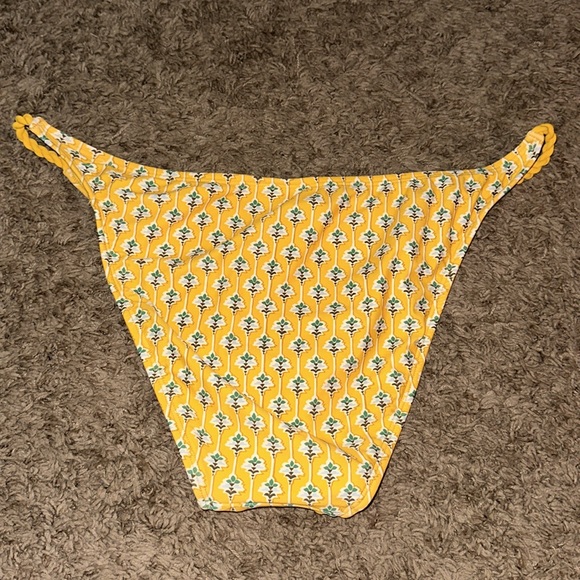 Rhode X target dainty lotus print high leg cheeky bikini bottom - Picture 7 of 11